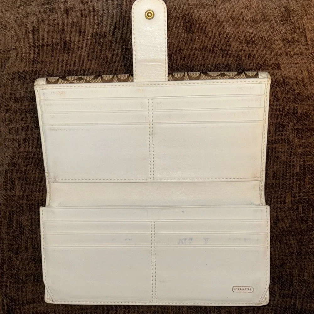 Coach monogram and Leather Wallet - Picture 5 of 9